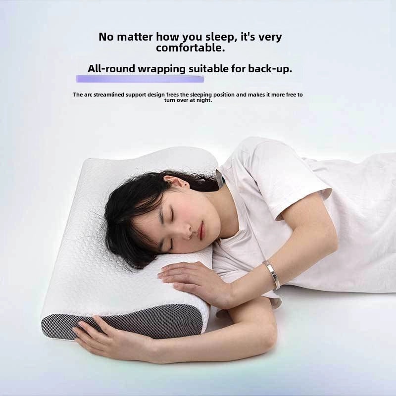 Ergonomic Side Sleeping Memory Foam Pillow for Neck and Cervical Support | Pillows & Bedding