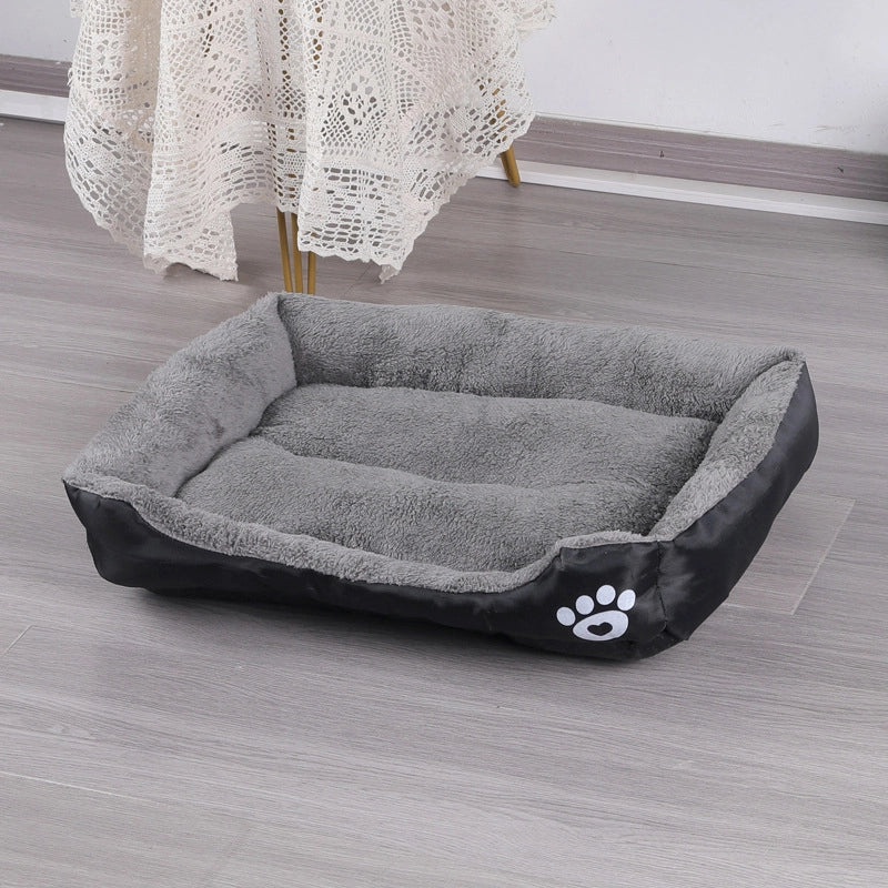 Candy Color Square Pet Nest for Dogs and Cats Universal Kennel Mat with PP Cotton Filling | Pet Beds & Accessories