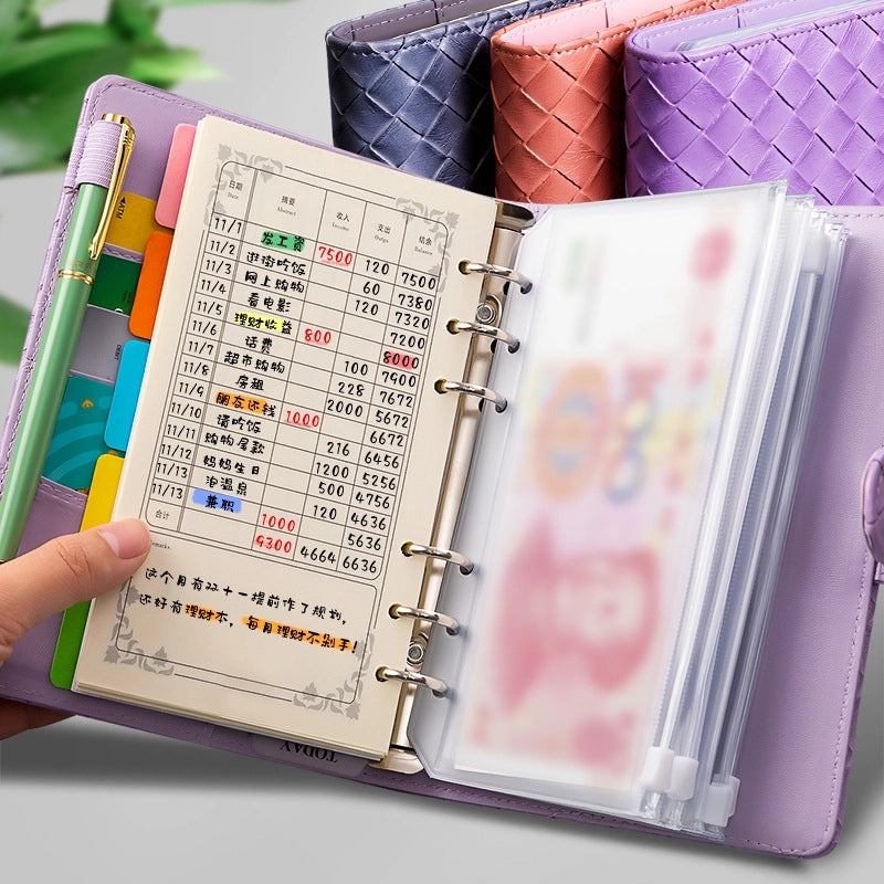 Solid Color PU Leather Notebook Set for School | Stationery & Notebooks