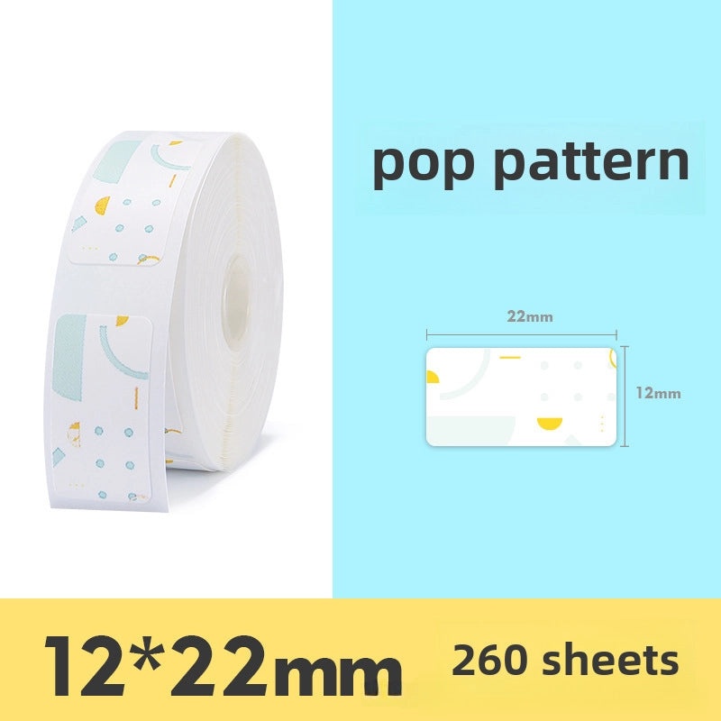 Jingchen D11 Transparent Thermal Printing Label Paper for Jewelry Cosmetic Cable | Adhesive Protective Pet Paper|Label Supplies