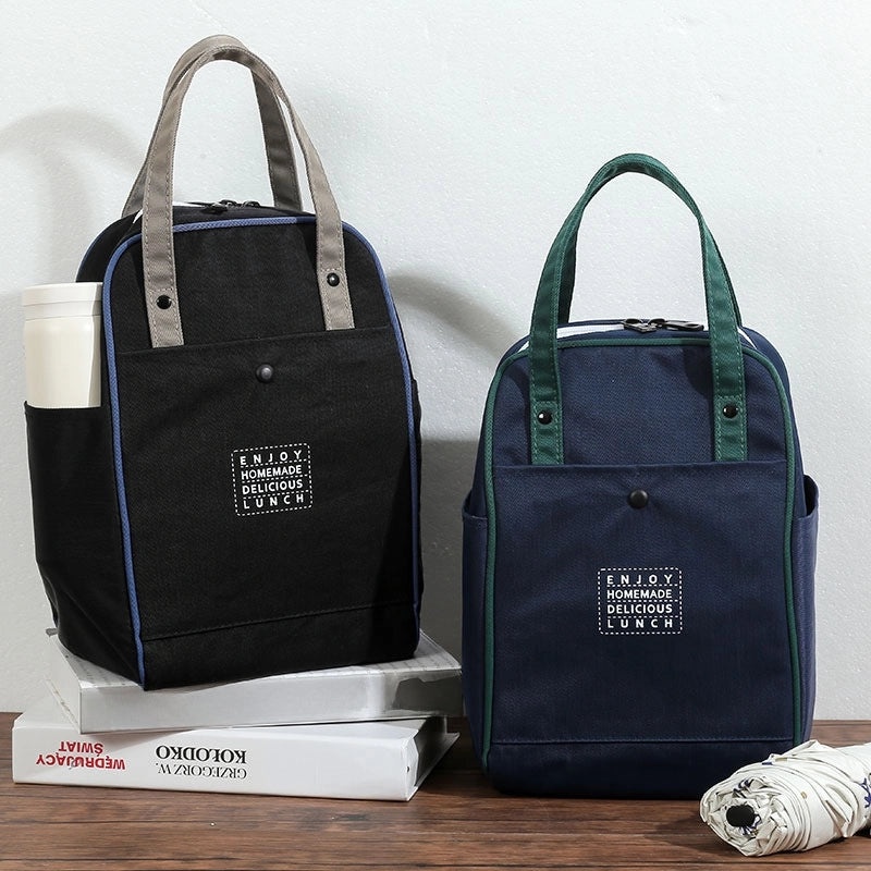 Insulated Waterproof Lunch Box Bag Aluminum Foil Thickened Lunchbag for Students and Office Workers|Lunch Bags & Coolers