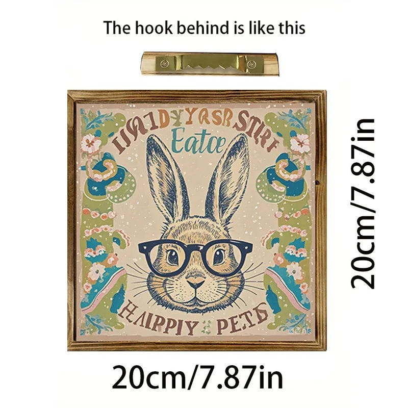 St. Patrick's Day and Easter Wooden Shamrock Rabbit Letter Home Decoration Party Supplies 1 Piece|Holiday Decorations