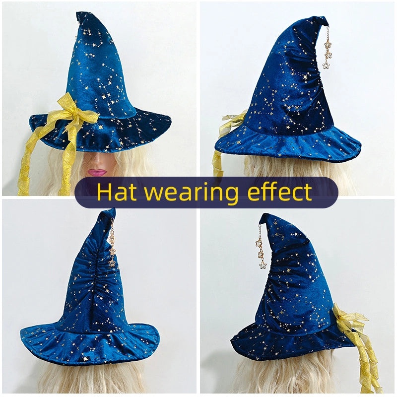 Halloween Star Bow Knot Hair Clip Polyester Party Costume Accessory|Party Accessories