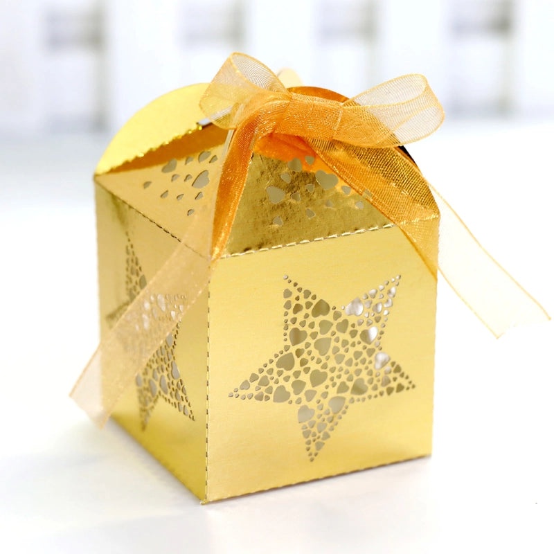 Valentine's Day Star Solid Color Paper Wrapping Supplies 50 PCS Package|Gift Wrap & Packaging