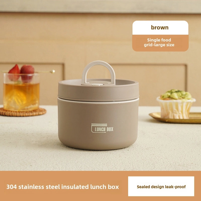 304 Stainless Steel Lunch Box with Soup Bowl | Portable Multi-Layer Insulated Lunch Box for Students | High Color Value|Kitchen & Dining