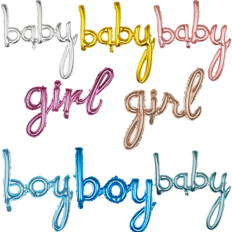 Modern Cute Birthday Letter Balloons Aluminum Foil Decoration|Party Supplies Balloons