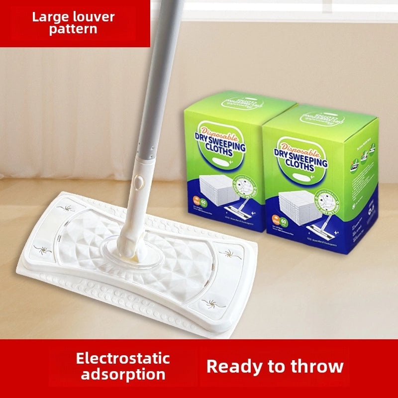 Electrostatic Disposable Mop Cloth for Hair and Dust Removal Thickened Sticky Cleaning Paper|Household Cleaning Supplies
