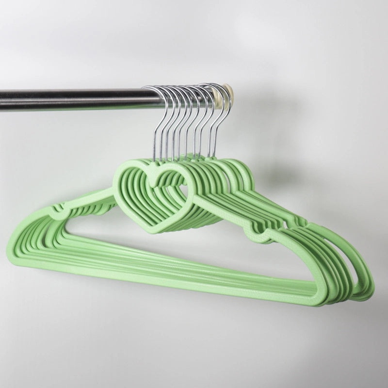 Pink Heart-shaped Butterfly Clothes Hanger Non-slip Plastic Drying Rack for Girls Adults Dormitory Use|Home & Living - Laundry Accessories