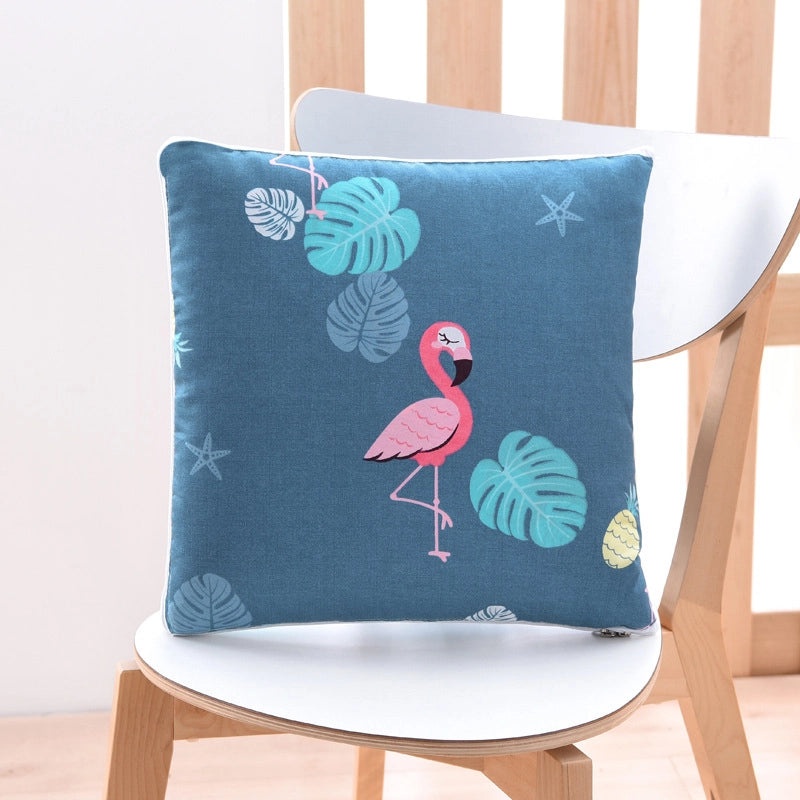 Dual-Use Home and Office Nap Pillow Quilt with Air Conditioning Feature, Printed and Foldable for Easy Storage|Home Textiles & Bedding