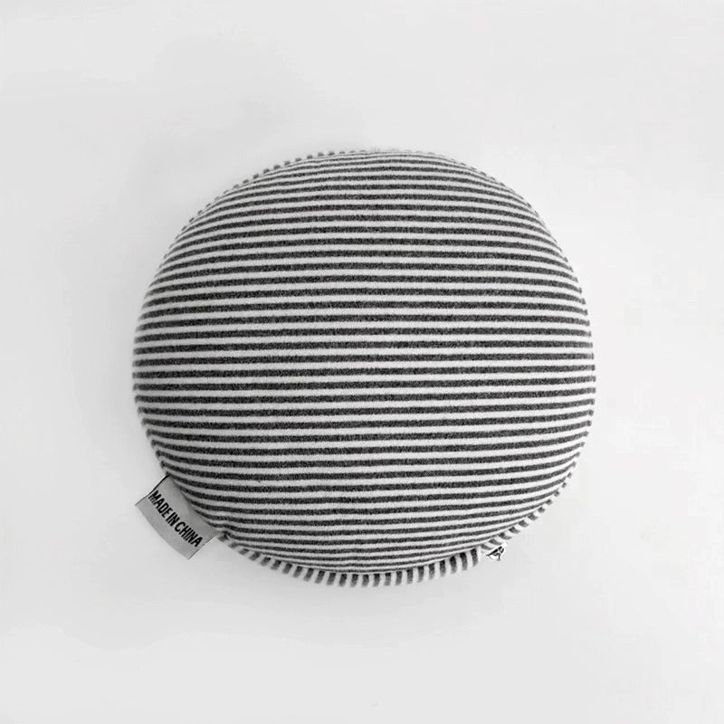 Striped Four-Sided Bomb Composite Fabric Decorative Pillow for Couch and Sofa|Home Decor Pillows