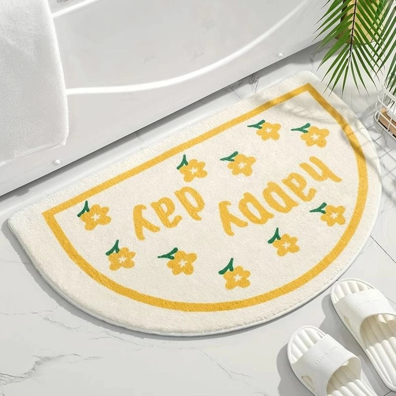 Geometric Floral Cashmere Feel Carpet for Bedding | Home Decor