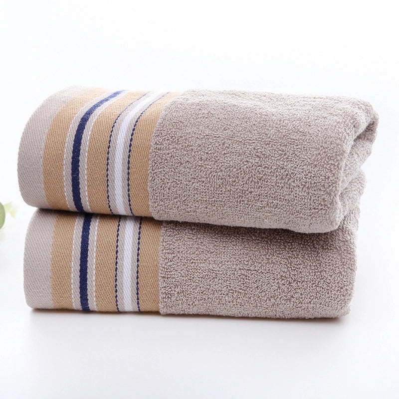 Absorbent Cotton Towel with Embroidered Logo for Household and Promotional Gifts|Home & Living - Towels & Linens