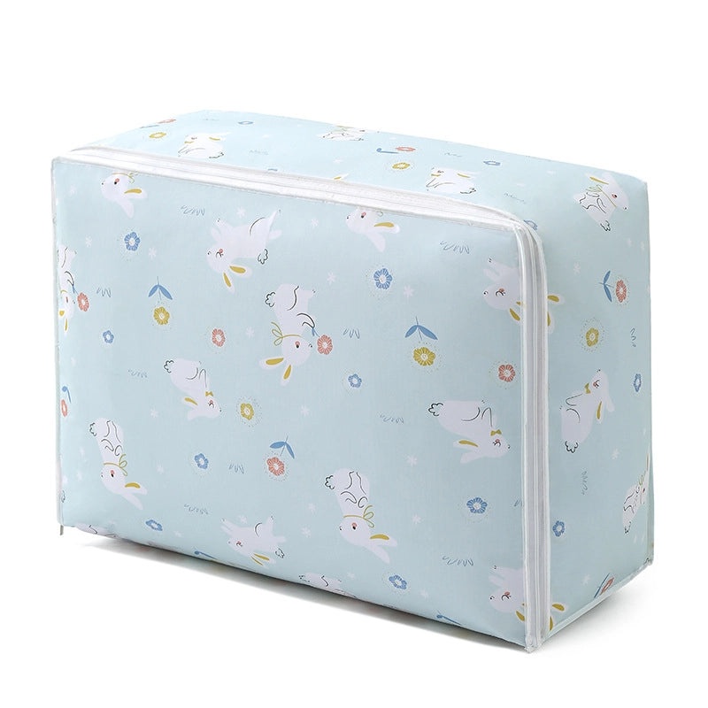 Modern Minimalist PEVA Zipper Quilt Storage Bag Cube Dustproof Household Clothes Organizer|Home Storage Organizers