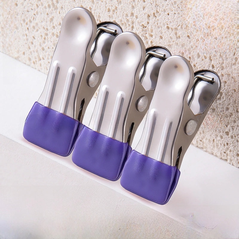 Seamless Stainless Steel Windproof Clothes Clip for Drying | Home & Living/Clothes Hangers & Drying Accessories
