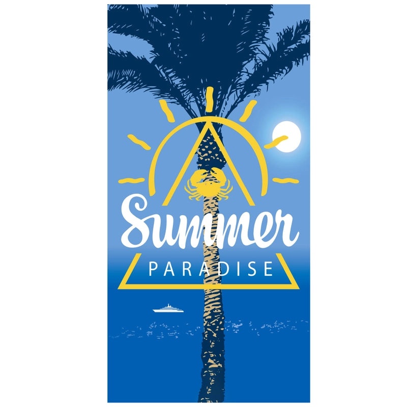 Underwater Animal Print Double-Sided Velvet Polyester Bath Towel | Bath & Beach Towels