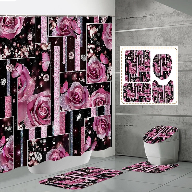 Floral Polyester Curtains for Casual Elegant Ladies | Home Decor Curtains & Drapes