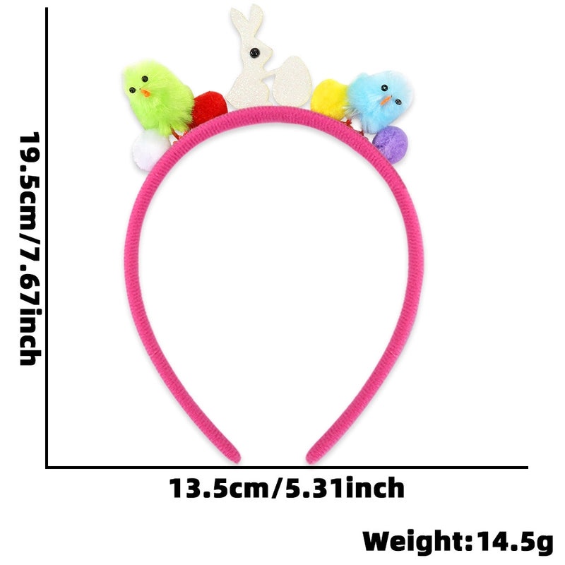 Easter Rabbit and Chick Hairball Headband Cute Party Festival Accessory 1 Piece|Party Supplies
