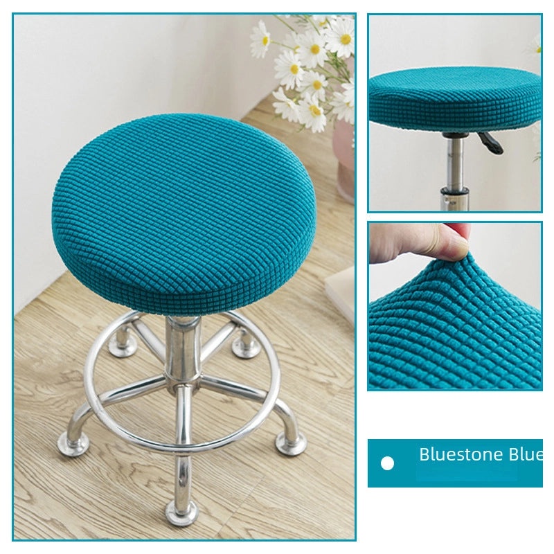 Durable Dustproof Round Stool Cover All-inclusive Protective Household Seat Protector|Home Decor Chairs Accessories