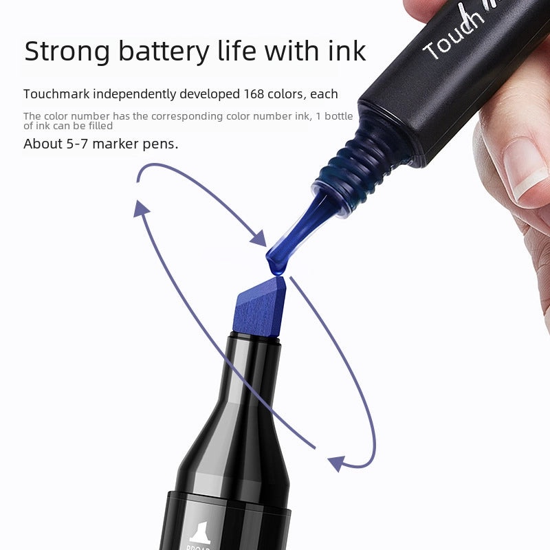 48 Colors Double Tip Alcohol Markers Set for Art Students | Art Supplies