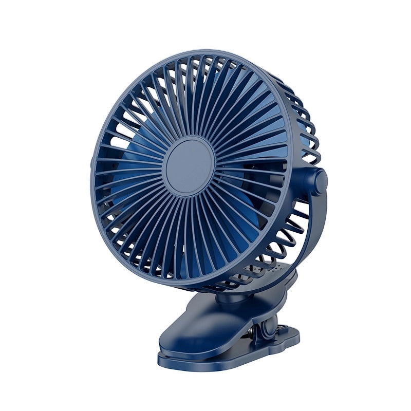 Portable Rechargeable Clip Fan with Rotating Head and Large Airflow | Home Appliances Fans
