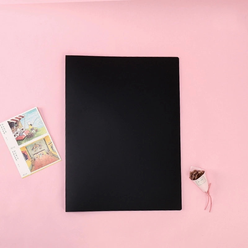 A3 A2 Info Booklets with 4-Open Folders | 4K Sketch Drawing Album & 8K Art Collection Loose-Leaf Binder | Art Supplies & Stationery