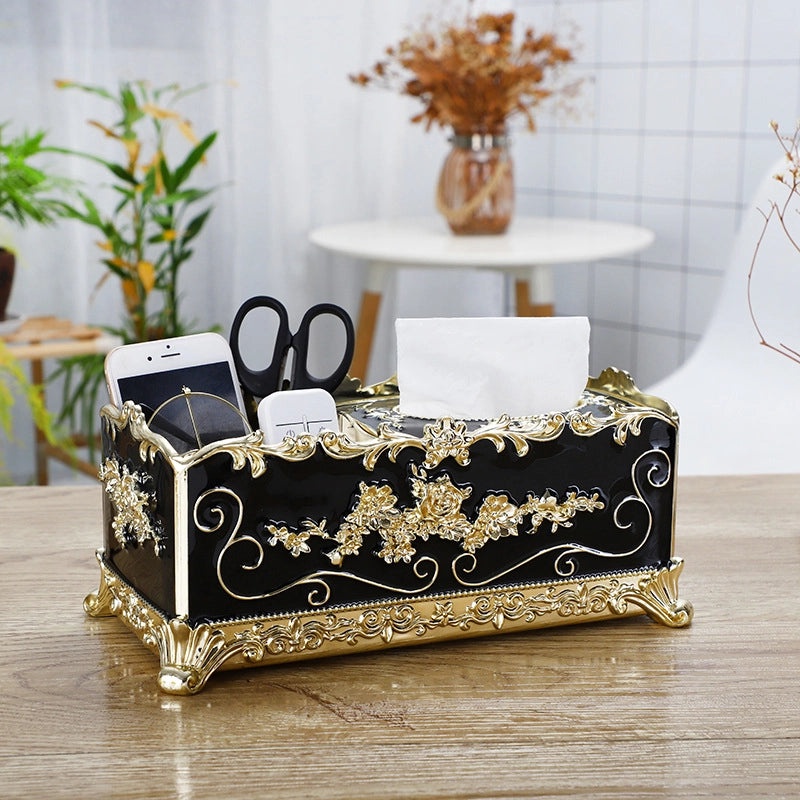 Elegant Minimalist Solid Color Plastic Tissue Box Holder|Home Decor & Storage Solutions