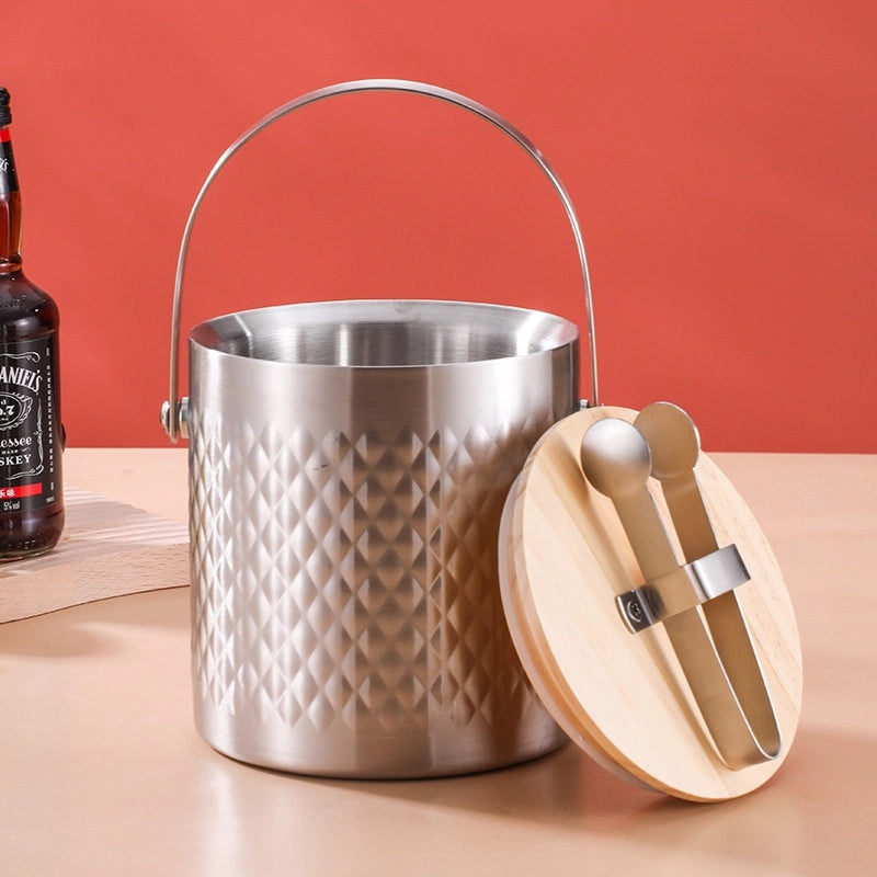 304 Stainless Steel Ice Bucket for Bar & Home Use | Kitchen & Dining Accessories