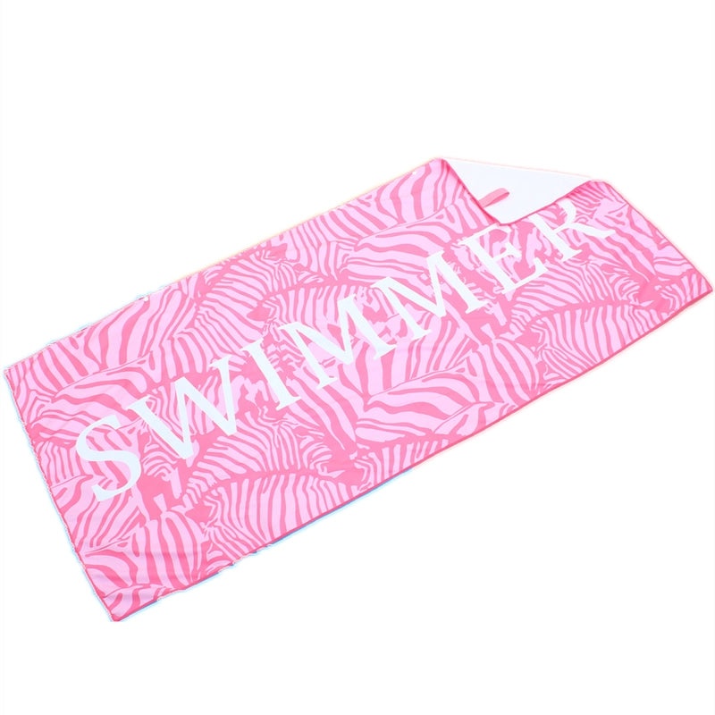 Double-sided Velvet Bath Towel with Digital Heat Transfer Print for Sports Swimming | Sports & Outdoor Towels