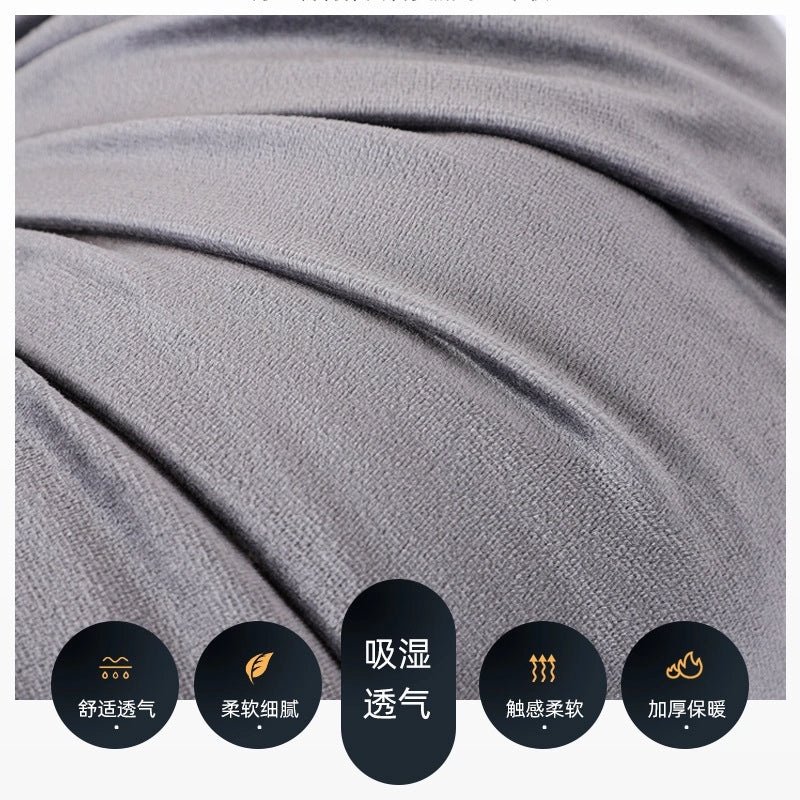 Nordic Velvet Round Seamless Sofa Cushion Light Luxury Solid Color Simple Irregular Design|Home Decor Cushions