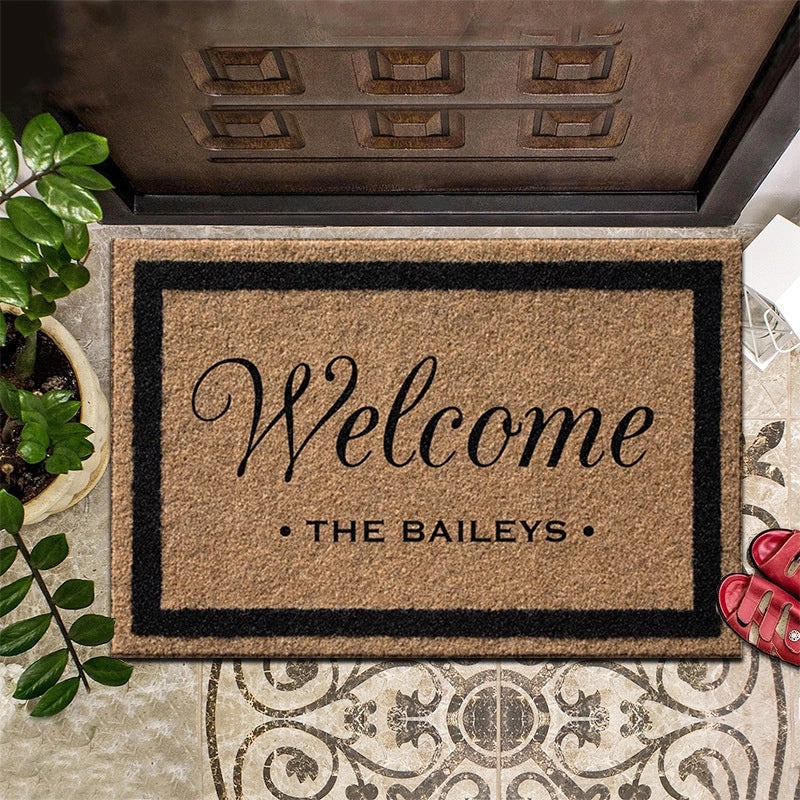 Retro Floral Animal Print Polyester Bath Rug for Bathroom | Home Decor & Bath Accessories