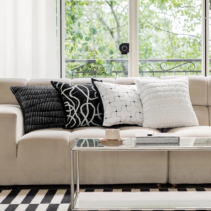 Italian Light Luxury Sofa Pillowcase Nordic Soft Cushion Cover Bedside Lumbar Support Pillowcase|Home Decor & Cushions