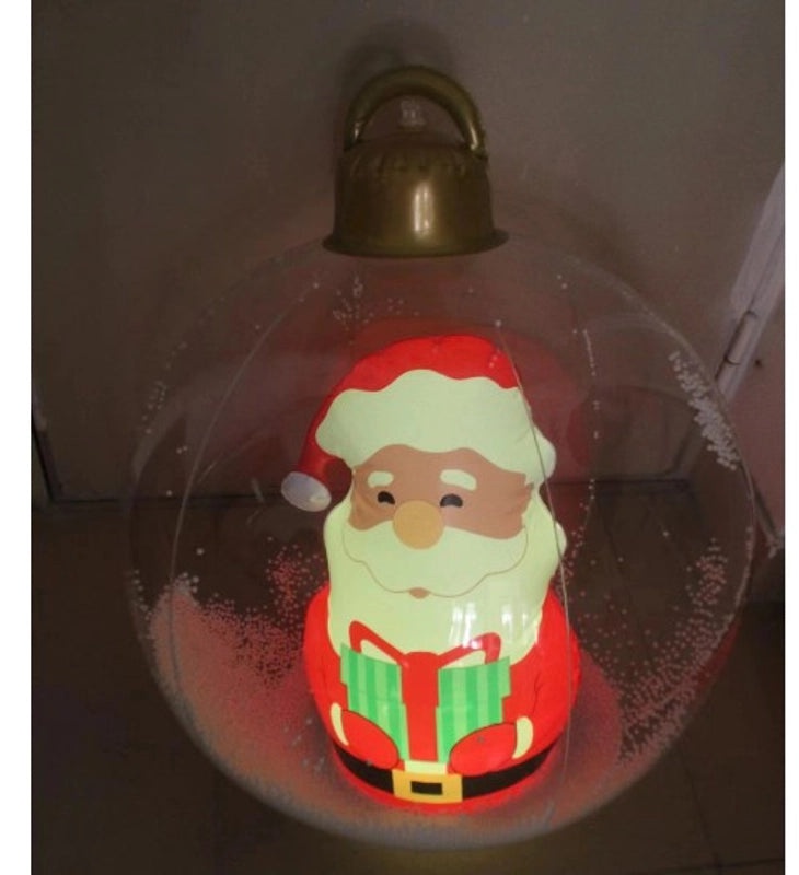 Christmas Pastoral Tree Santa Claus Snowman PVC Decorative Props for Festival Party|Seasonal Decorations