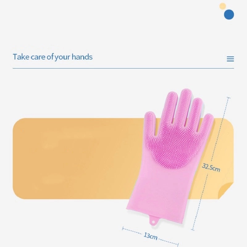 Durable Solid Color Rubber Pet Grooming Tool for Easy Hair Removal|Pet Grooming Supplies