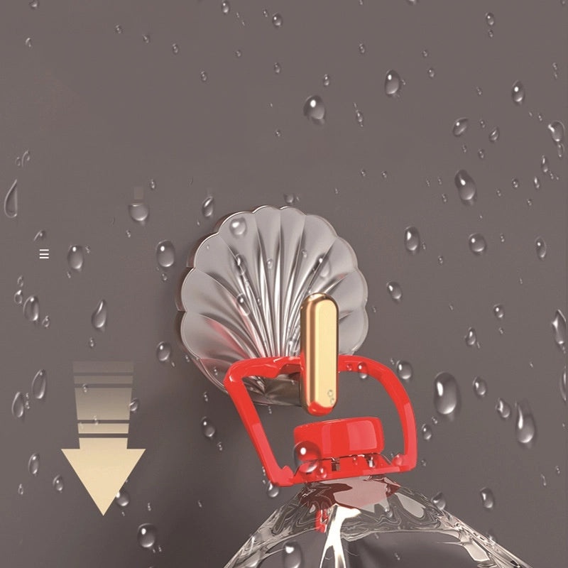 Minimalist Shell-Shaped Plastic Hooks for Home Organization|Home Organization Accessories