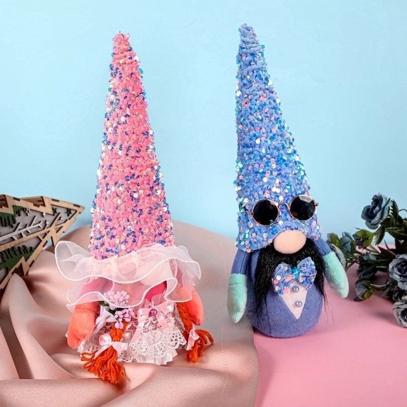 Adorable Doll with Bow Knot Fabric Accessories | Home Decor Ornaments