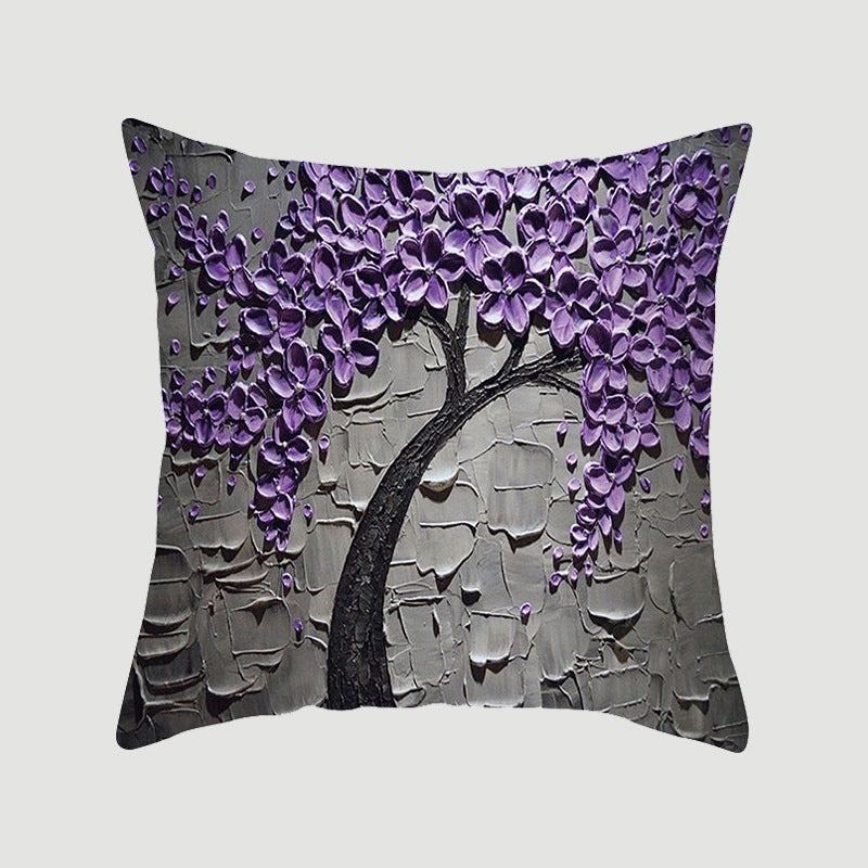 Modern Pastoral Letter and Plant Linen Pillow Covers for Couch and Sofa Decor | Home Decor & Pillows