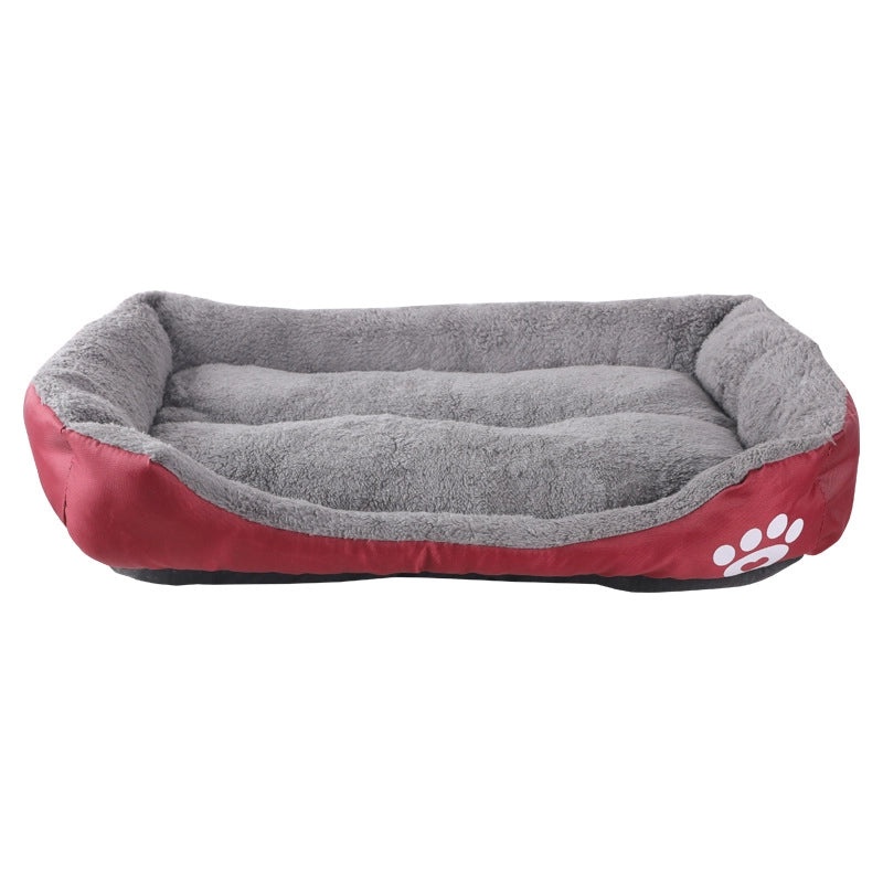Candy Color Square Pet Nest for Dogs and Cats Universal Kennel Mat with PP Cotton Filling | Pet Beds & Accessories