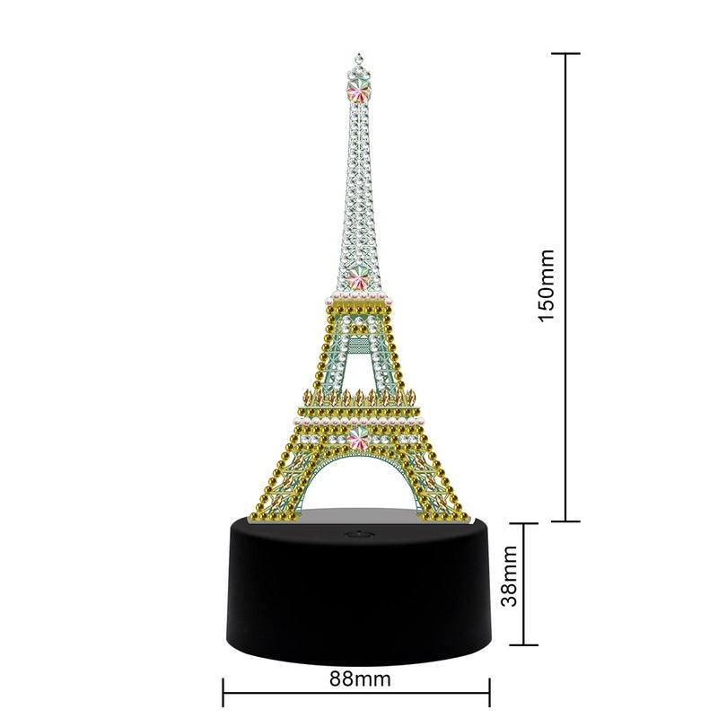 DIY Diamond Painting LED Light Plate USB Powered Night Lamp Customizable Variable Brightness|Home Decor & Lighting