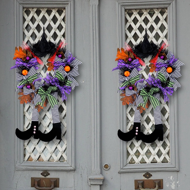 Halloween Witch Hat Shoe Decoration Hanging Ornament Plastic Polyester Iron Party Props|Party Decorations