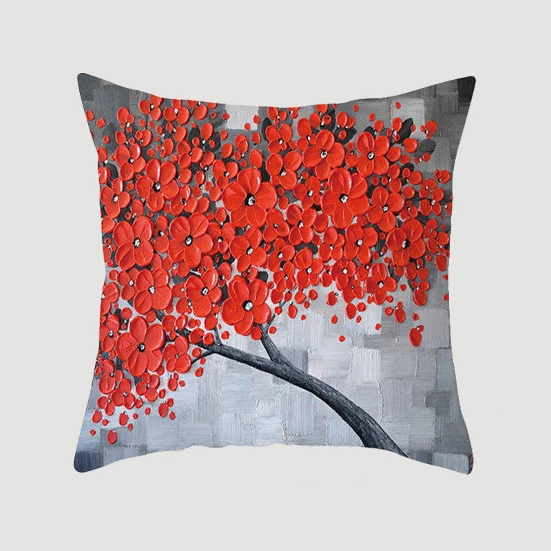 Modern Pastoral Letter and Plant Linen Pillow Covers for Couch and Sofa Decor | Home Decor & Pillows