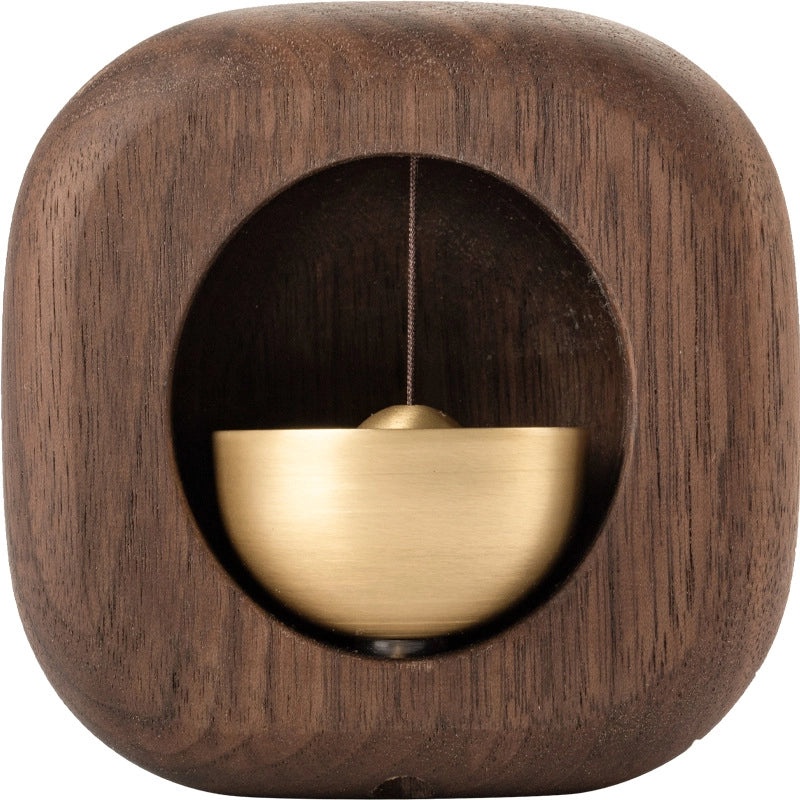 Solid Walnut Magnetic Suction Wind Chimes Doorbell with Dopamine Effect|Home Decor & Garden Accessories