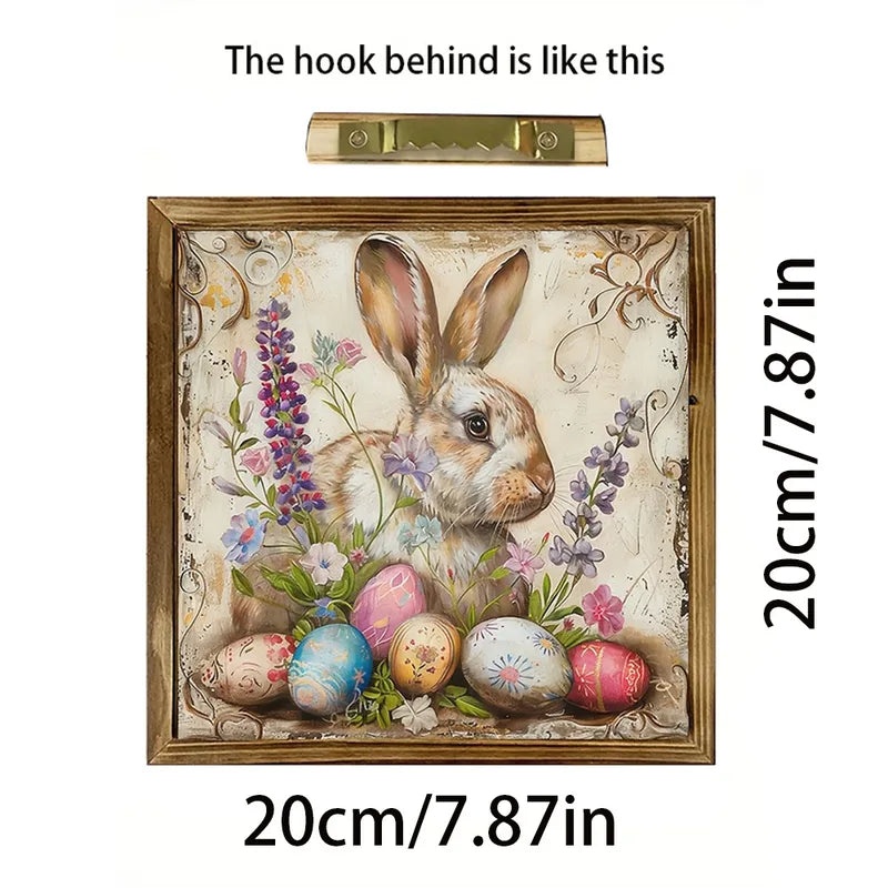 St. Patrick's Day and Easter Wooden Shamrock Rabbit Letter Home Decoration Party Supplies 1 Piece|Holiday Decorations