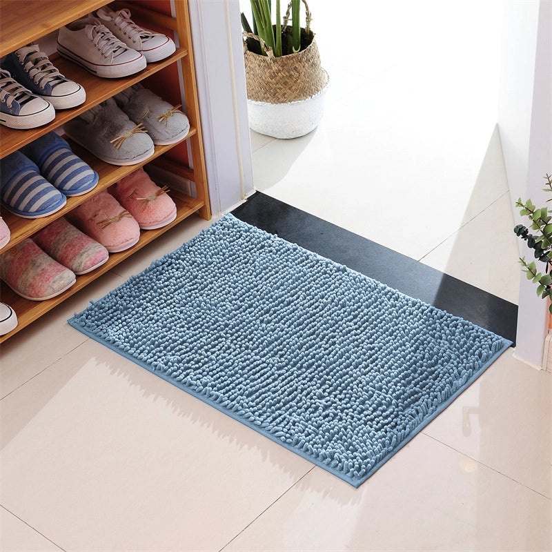 Chenille Floor Mats for Bedroom Kitchen Living Room Bathroom Non-Slip Absorbent Door Carpet|Home Decor & Floor Mats