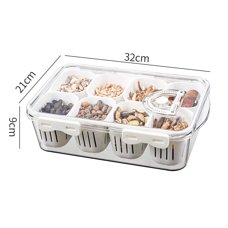Multi-functional Transparent Seasoning Storage Box for Kitchen & Refrigerator | Kitchen Storage & Organization