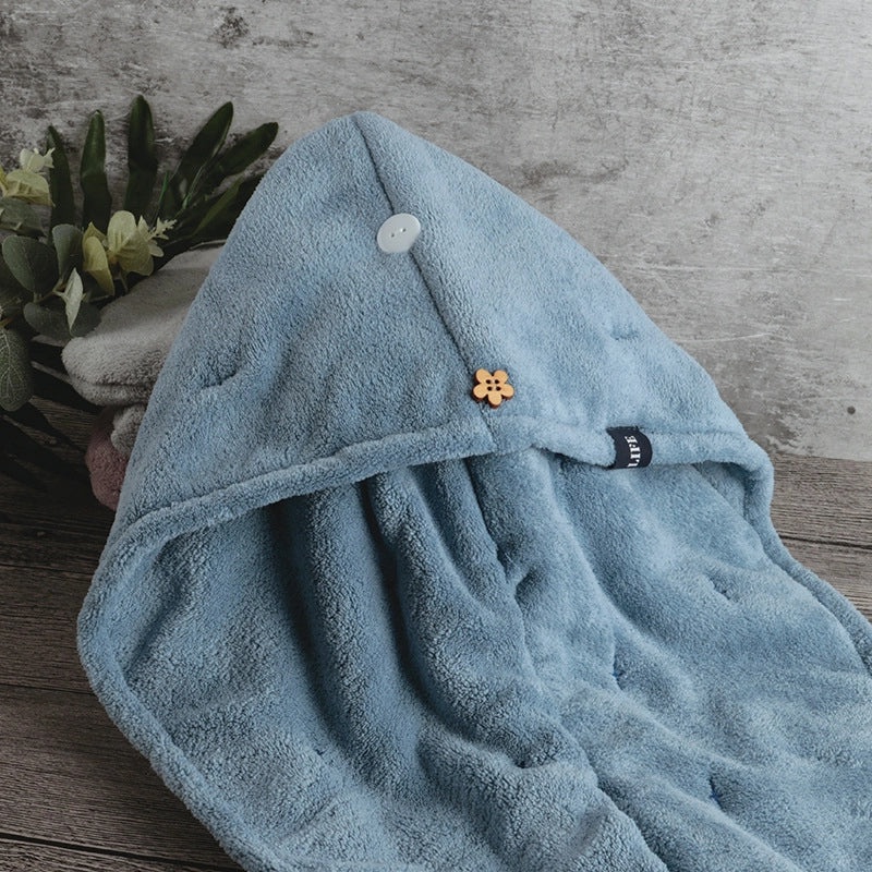 Javalife Women’s Double-Layered Absorbent Hair Drying Cap Soft Towel for Autumn Winter Kids Shower Cap | Beauty & Personal Care Hair Accessories