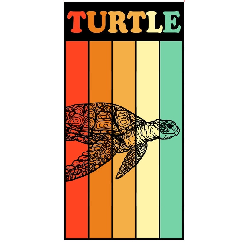 Underwater Animal Print Double-Sided Velvet Polyester Bath Towel | Bath & Beach Towels