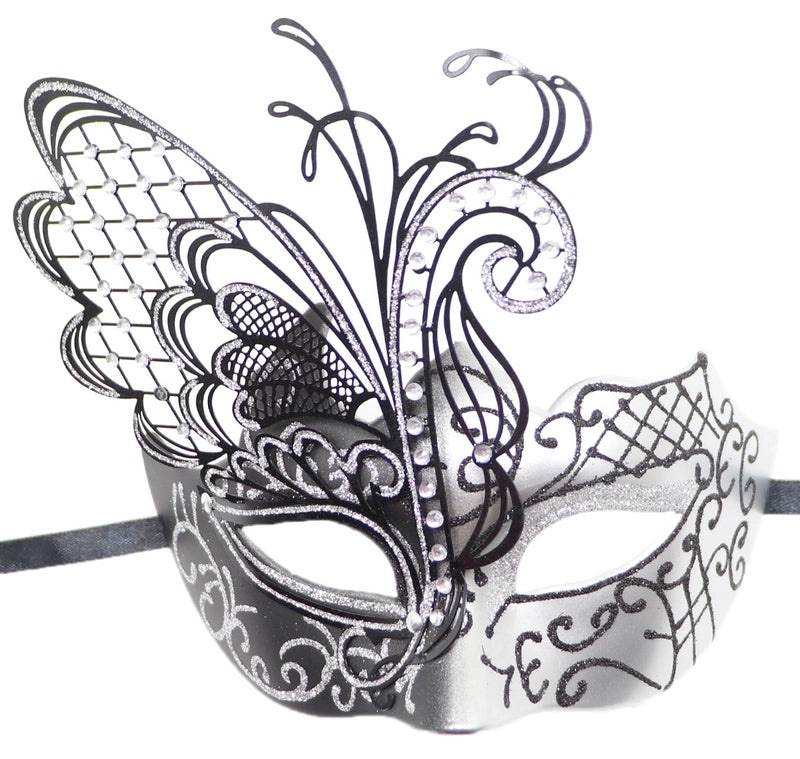 Elegant Minimalist Butterfly Party Accessory Plastic Metal for Halloween Easter Mardi Gras | Party Supplies
