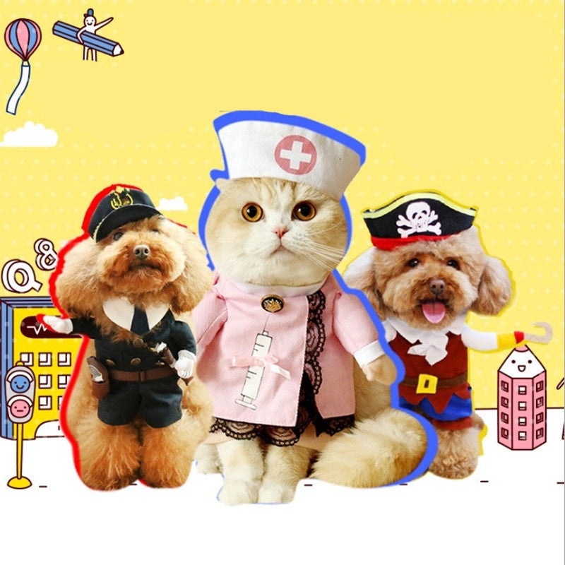 Funny Pet Police Costume for Cats|Pet Costumes