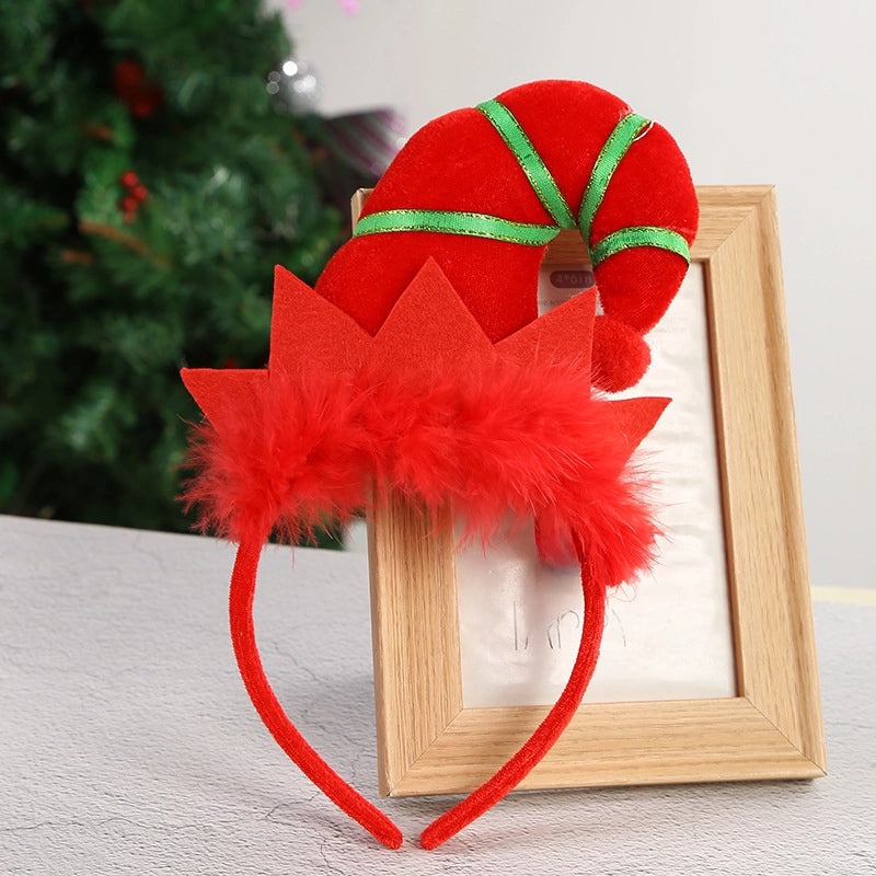 Kids Christmas Elf Hat LED Hairband Halloween Festival Hair Accessories | Children's Hair Accessories