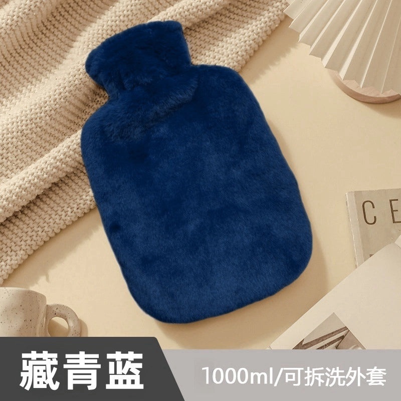 Cartoon Plush Hot Water Bag for Women, Thickened Explosion-proof Hand Warmer and Belly Hot Compress|Home & Living